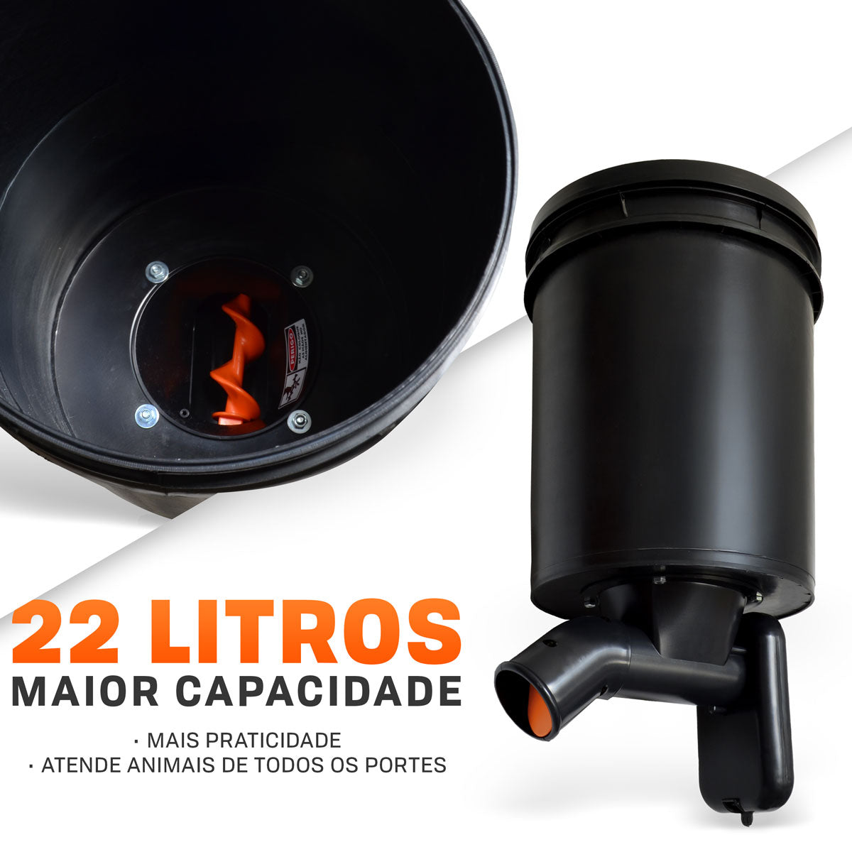 Galão Tambor Bombona Reservatório para Armazenar Ração