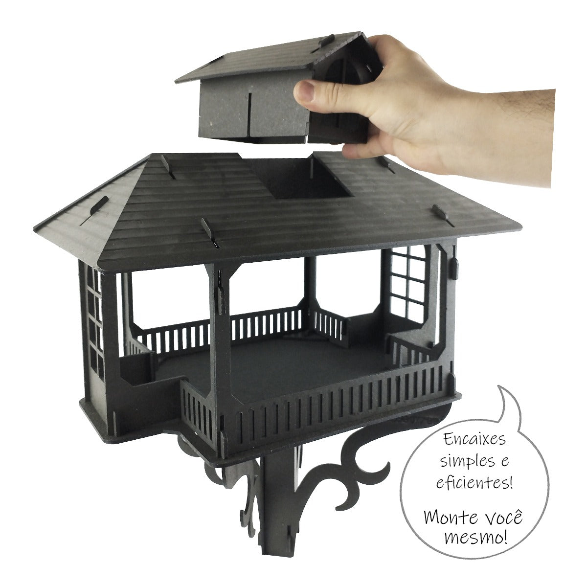 Comedouro Tratador Europeu Casa para Pássaros Aves Livres