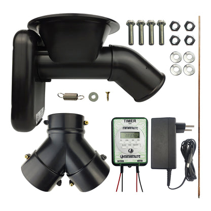 Alimentador Comedouro Automatico Timer 12v Fonte e Bateria de Litio