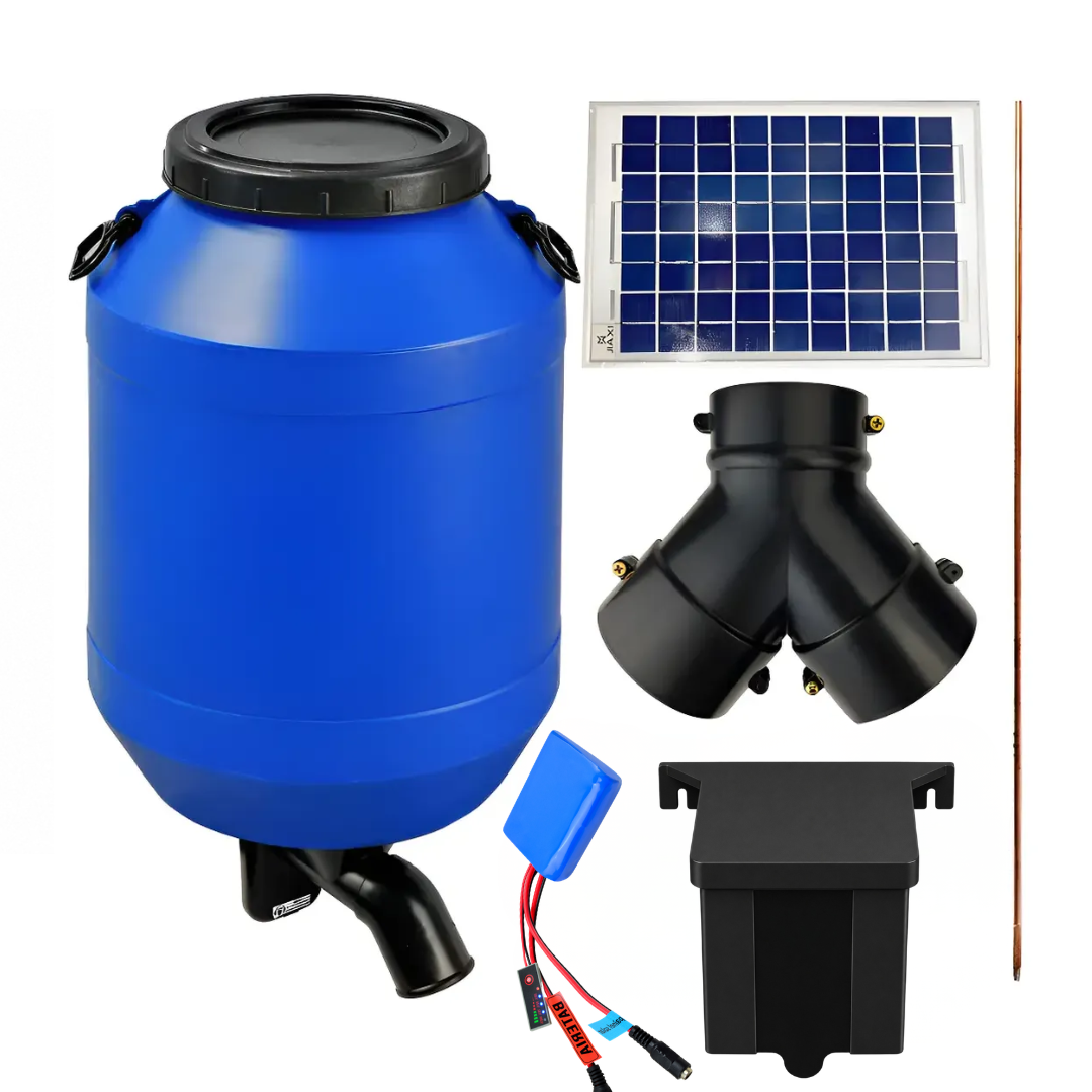 Alimentador Automático Painel Solar C/bateria De Lítio