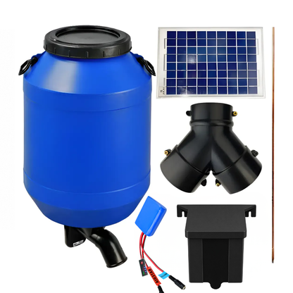 Alimentador Automático Painel Solar C/bateria De Lítio