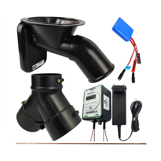 Alimentador Comedouro Automatico Timer 12v Fonte e Bateria de Litio