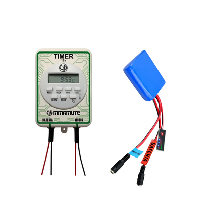 Timer 12v Programável + Bateria