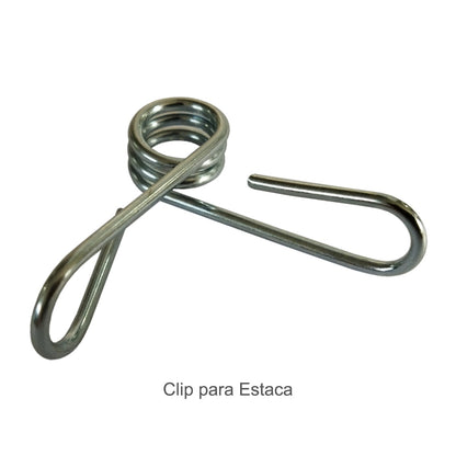 100 Estacas Cerca Eletrica 1,2 Metros 420 Clips Fibra