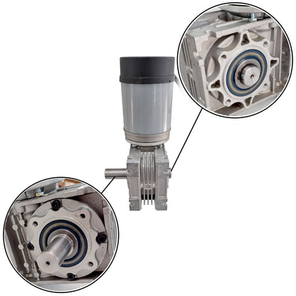 Motoredutor Dc Alta Potência 12v/24v Redutor 1/7  Nacional