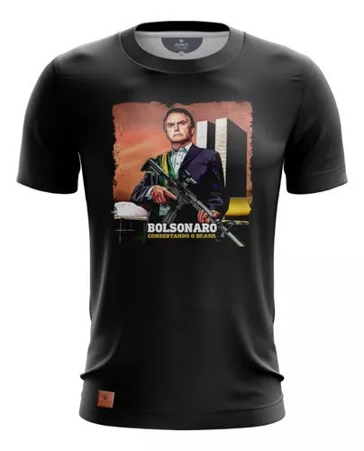 Camiseta Blusa Presidente Bolsonaro Consertando O Brasil