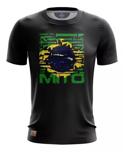 Camiseta Bandeira Brasil Bolsonaro Poliéster