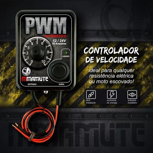 Pwm 12v 24v Controlador De Velocidade 20a Dimer 12 Volts