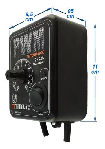 Pwm 12v 24v Controlador De Velocidade 20a Dimer 12 Volts