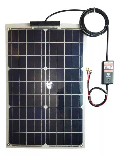 Carregador Permanente Bateria Solar 12v 80w Automotivo