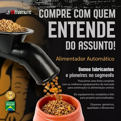 Kit Alimentador Automatico Timer Sistema de Agitação e Divisor y