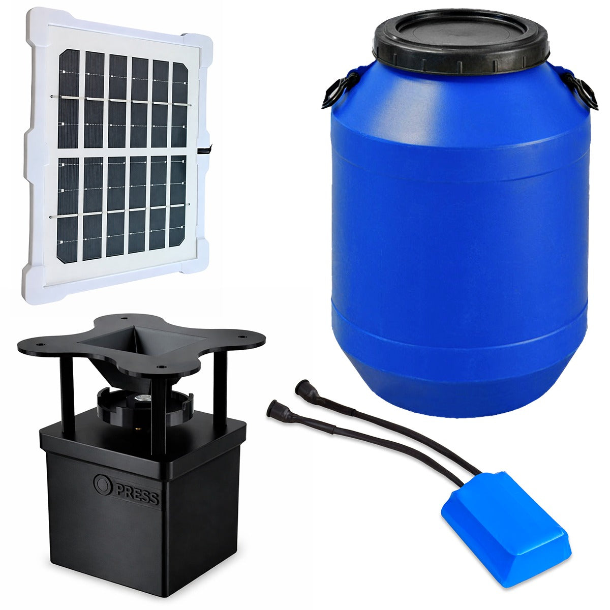 Kit Bombona 50l + Alimentador Cevador e Timer