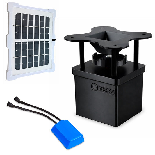 Alimentador Automático Cevador Ave Piscicultura Solar Javali