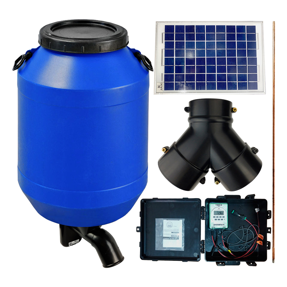 Alimentador Automático Painel Solar C/bateria De Lítio