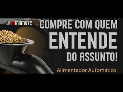 Alimentador automático 4 cochos 12v cavalos equinos ovelhas